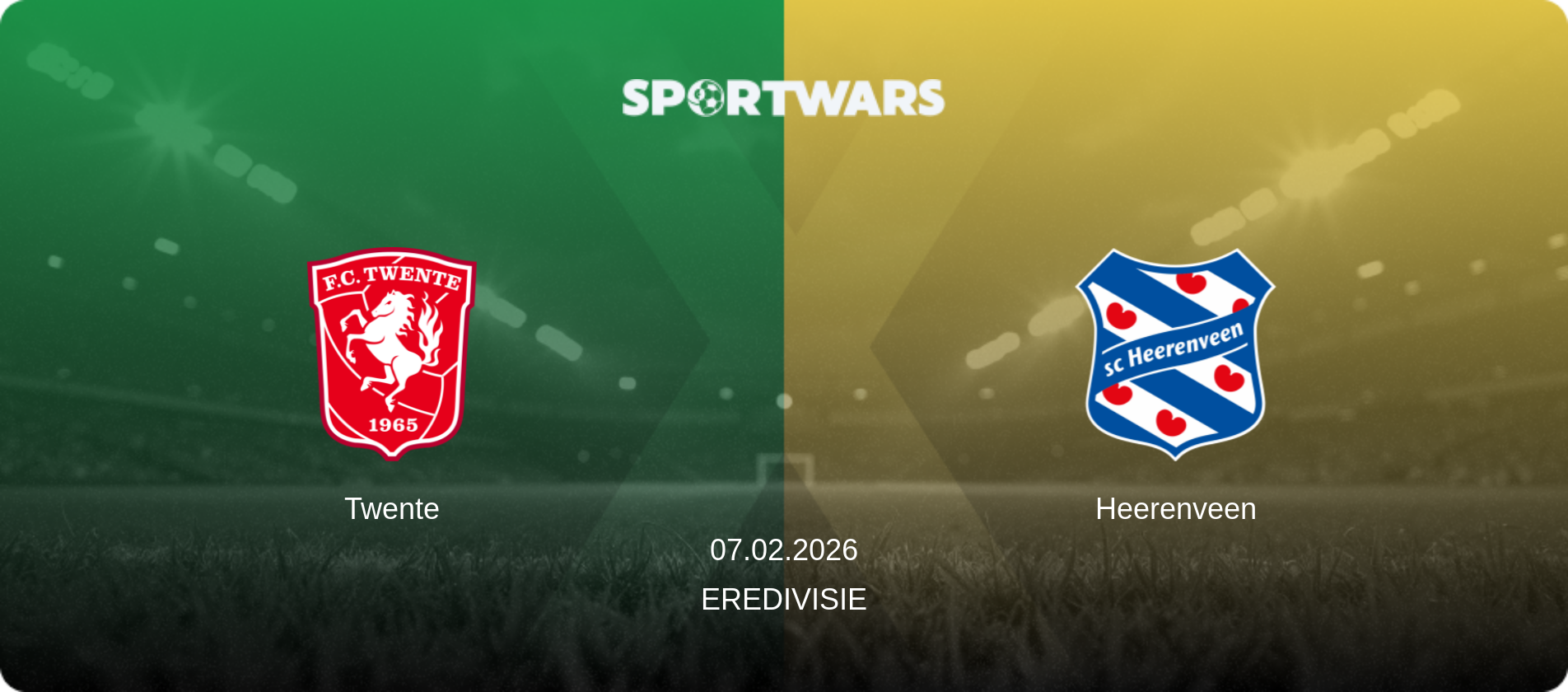 Twente — Heerenveen, 07.02.2026 — Eredivisie (match preview)