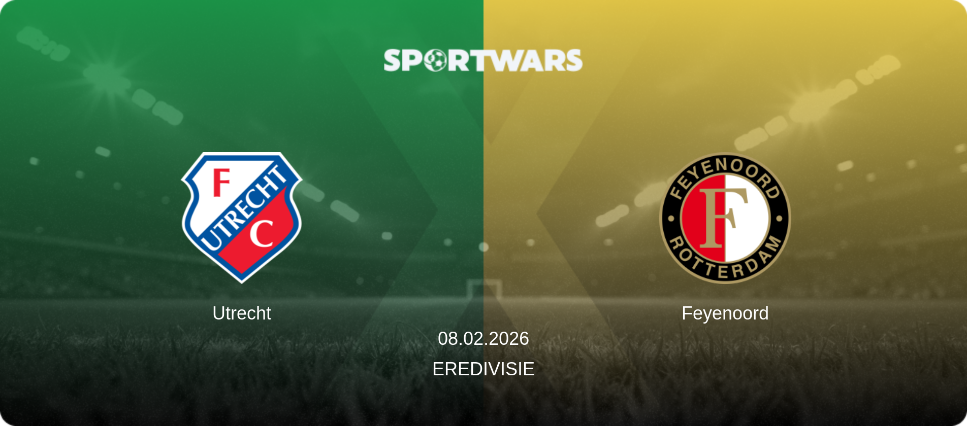 Utrecht — Feyenoord, 08.02.2026 — Eredivisie (match preview)
