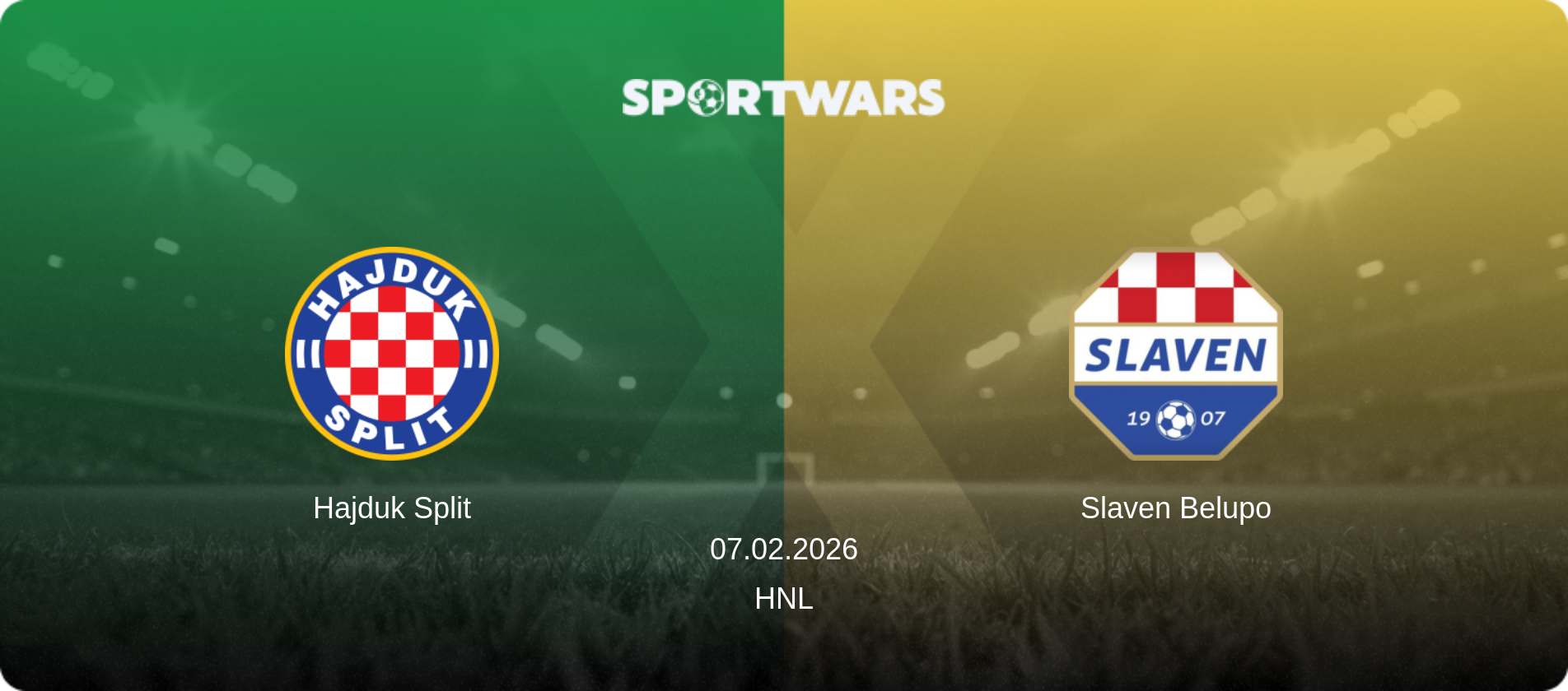 Hajduk Split — Slaven Belupo, 07.02.2026 — HNL (match preview)