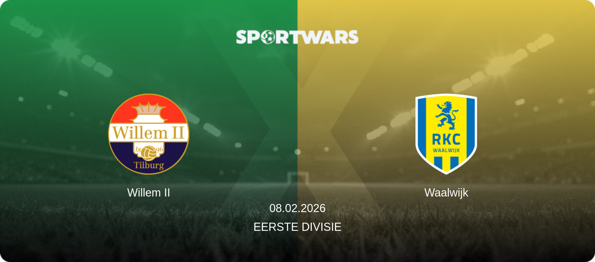 Willem II — Waalwijk, 08.02.2026 — Eerste Divisie (match preview)
