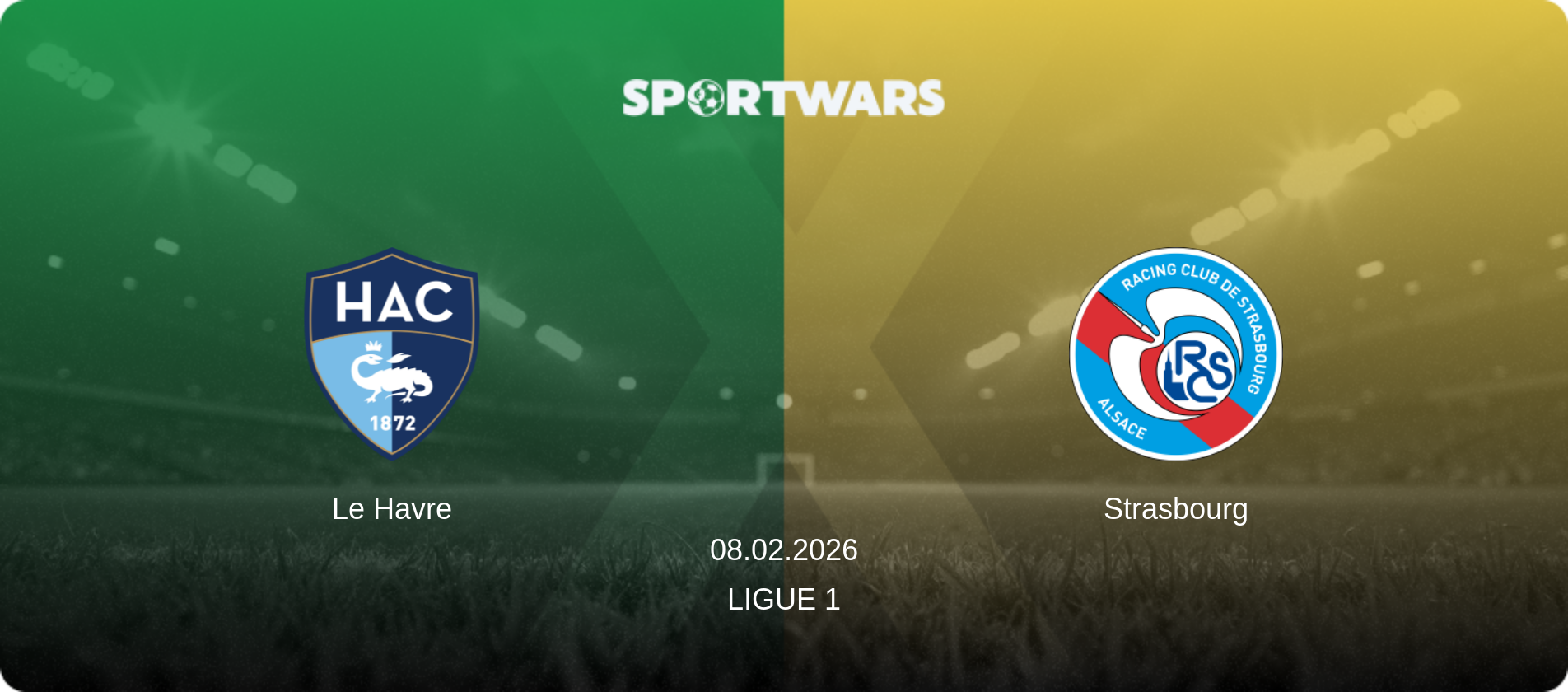Le Havre — Strasbourg, 08.02.2026 — Ligue 1 (match preview)