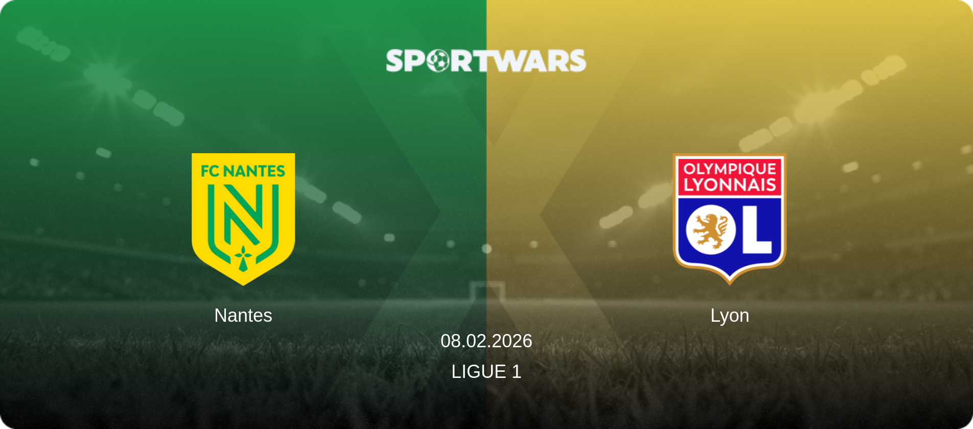 Nantes — Lyon, 08.02.2026 — Ligue 1 (match preview)