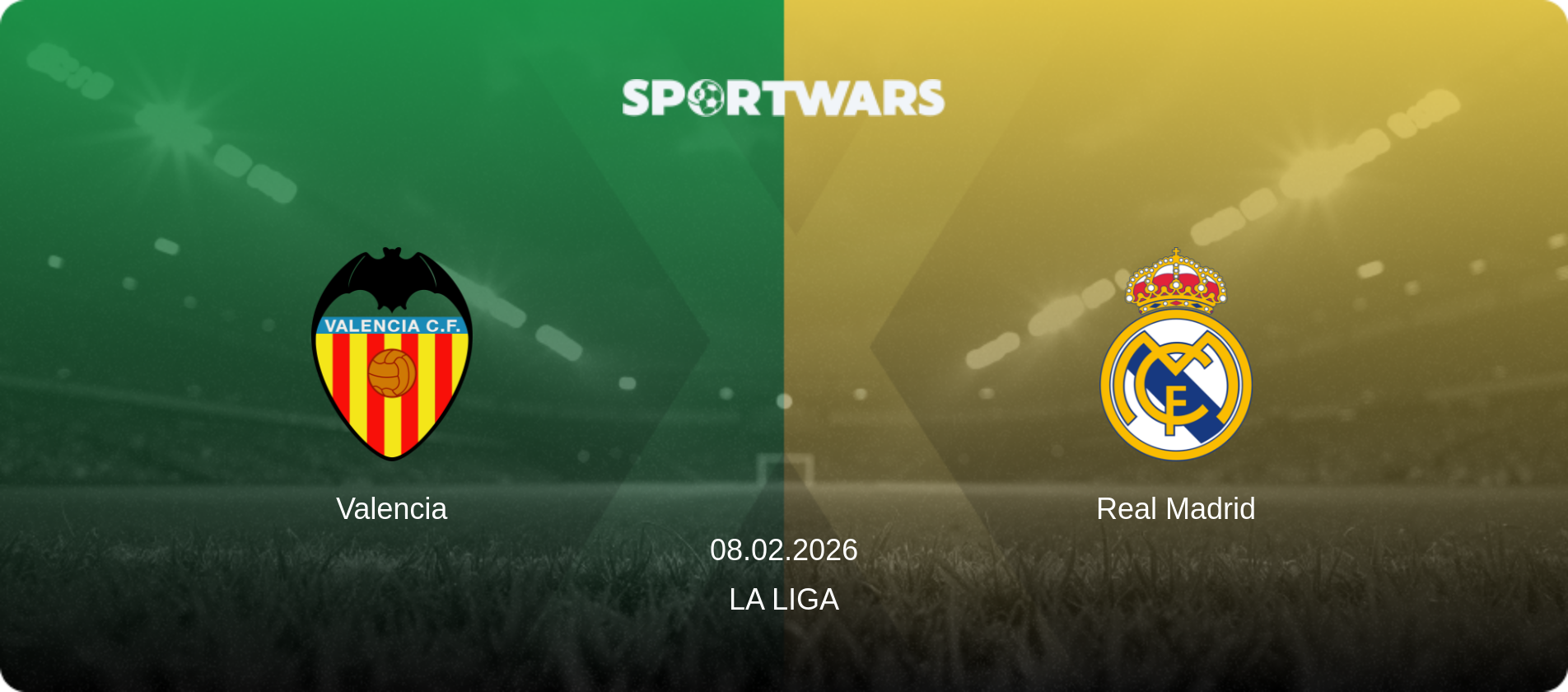 Valencia — Real Madrid, 08.02.2026 — La Liga (match preview)