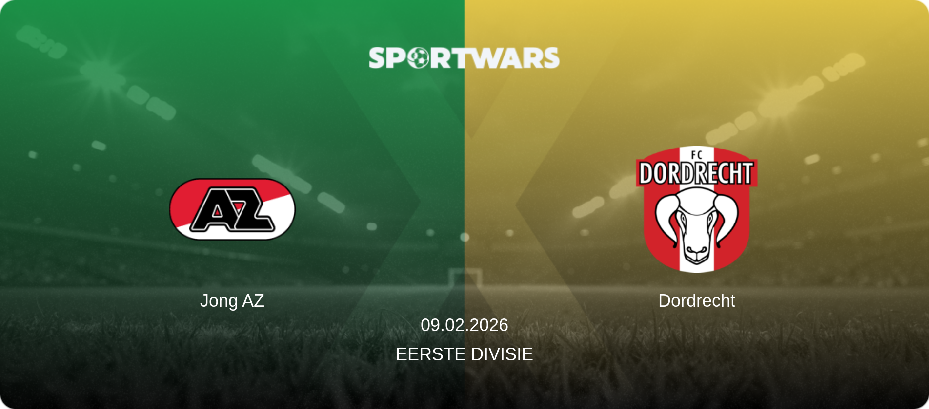 Jong AZ — Dordrecht, 09.02.2026 — Eerste Divisie (match preview)