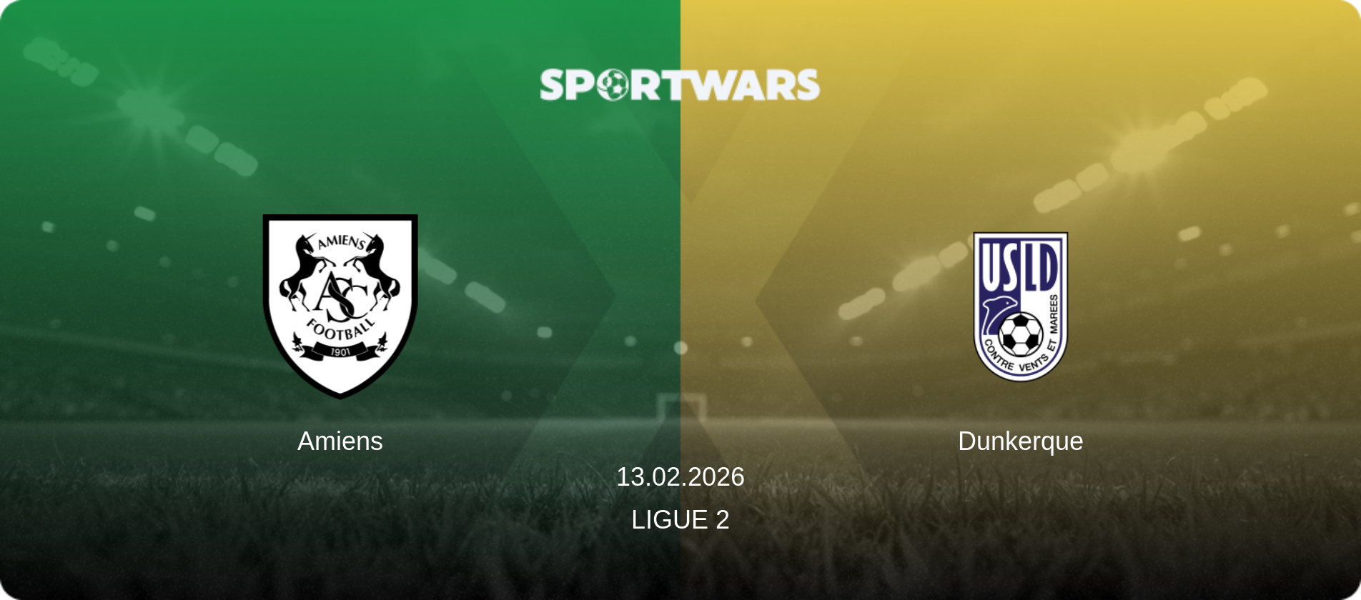 Amiens — Dunkerque, 13.02.2026 — Ligue 2 (match preview)