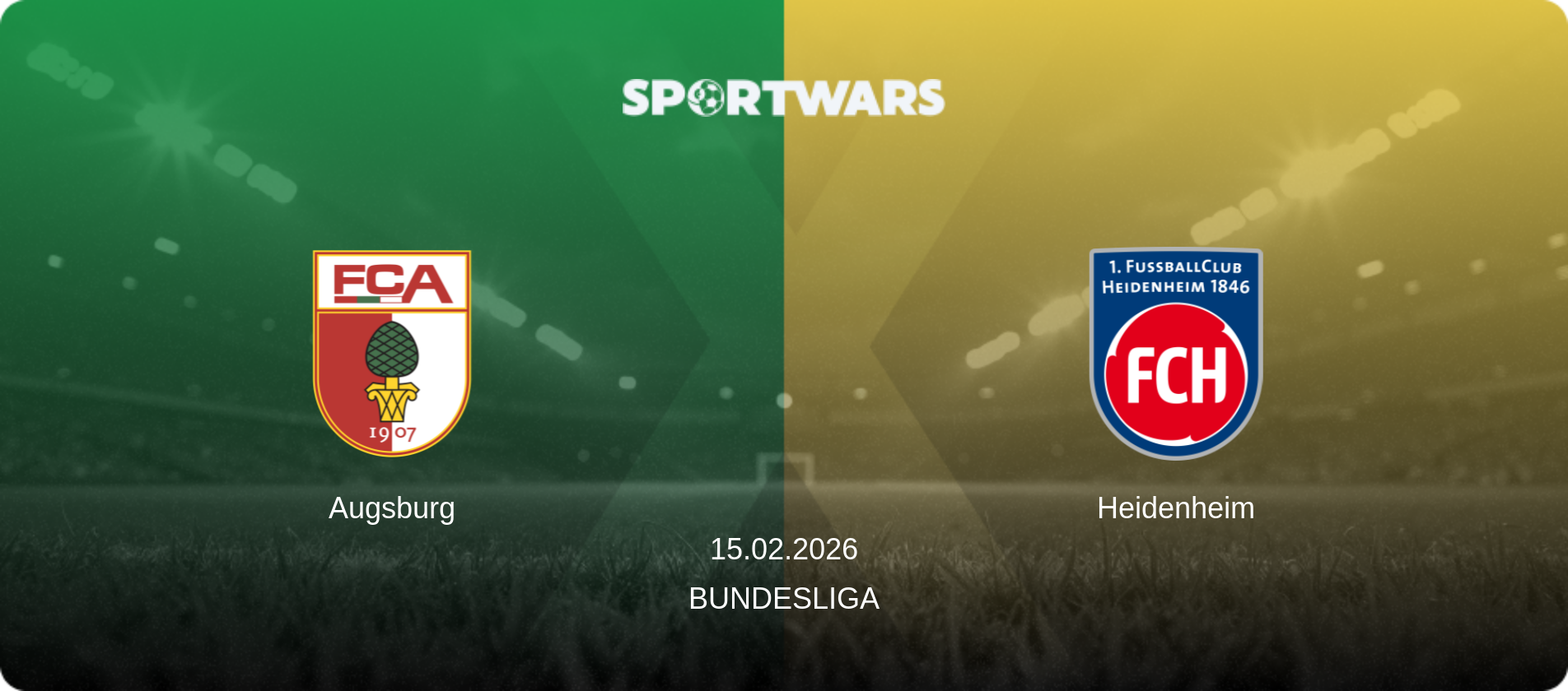 Augsburg — Heidenheim, 15.02.2026 — Bundesliga (match preview)