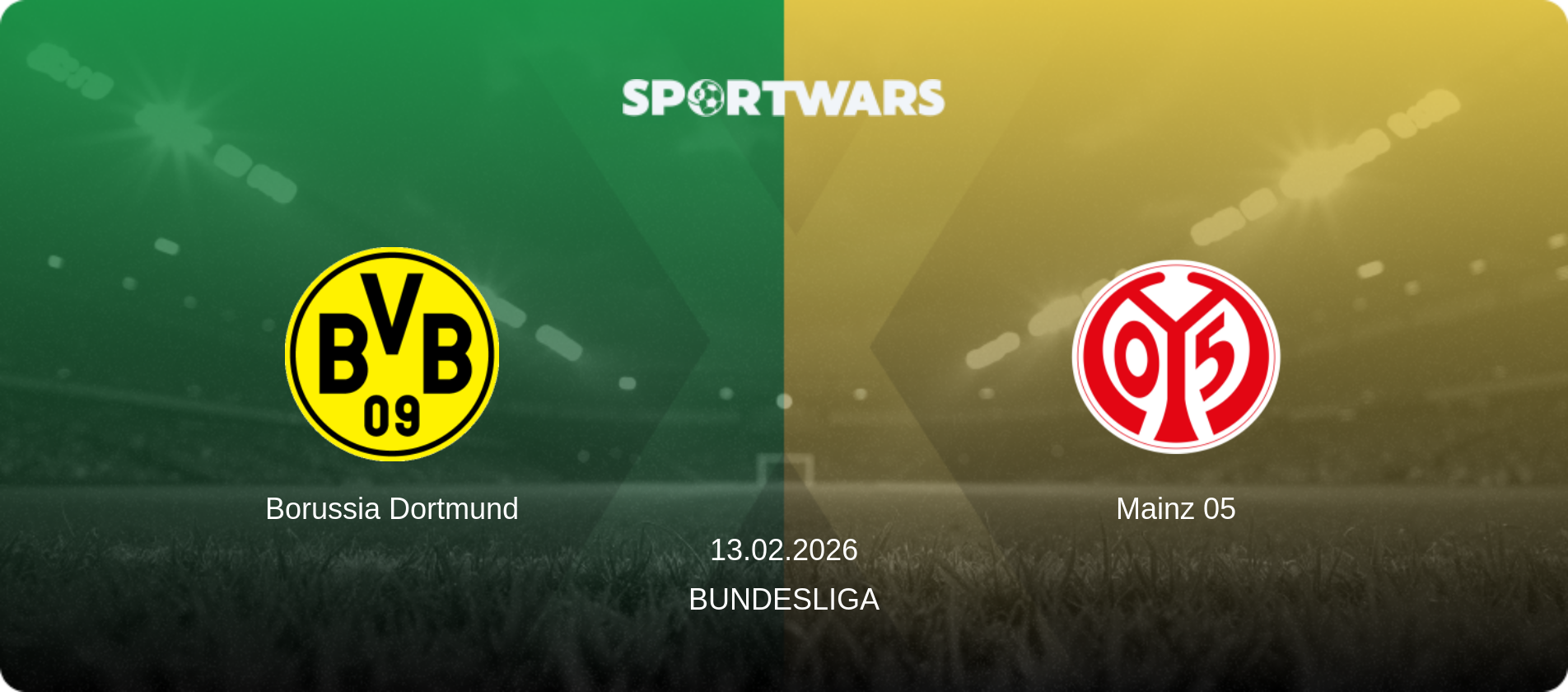 Borussia Dortmund — Mainz 05, 13.02.2026 — Bundesliga (match preview)