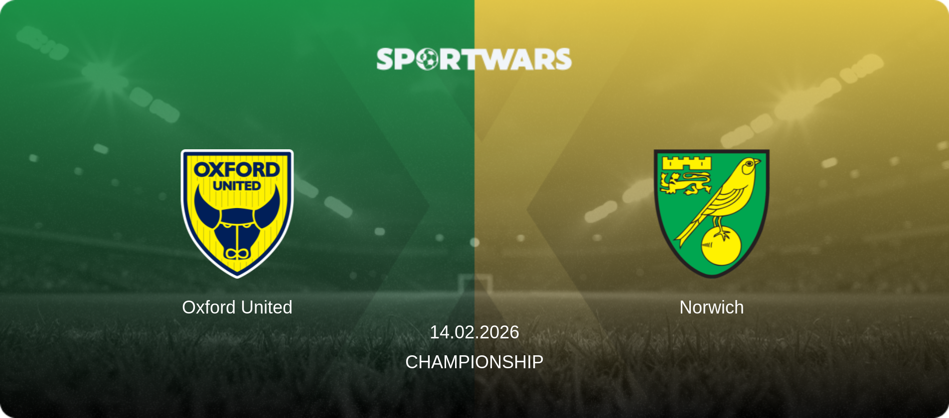 Oxford United — Norwich, 14.02.2026 — Championship (match preview)