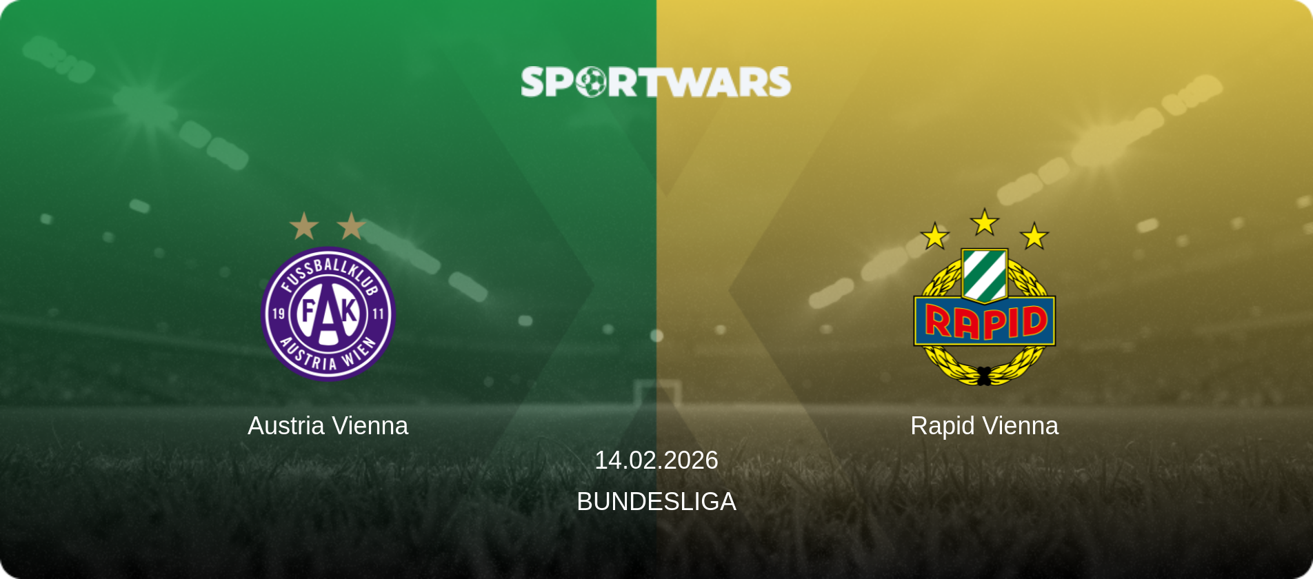 Austria Vienna — Rapid Vienna, 14.02.2026 — Bundesliga (match preview)
