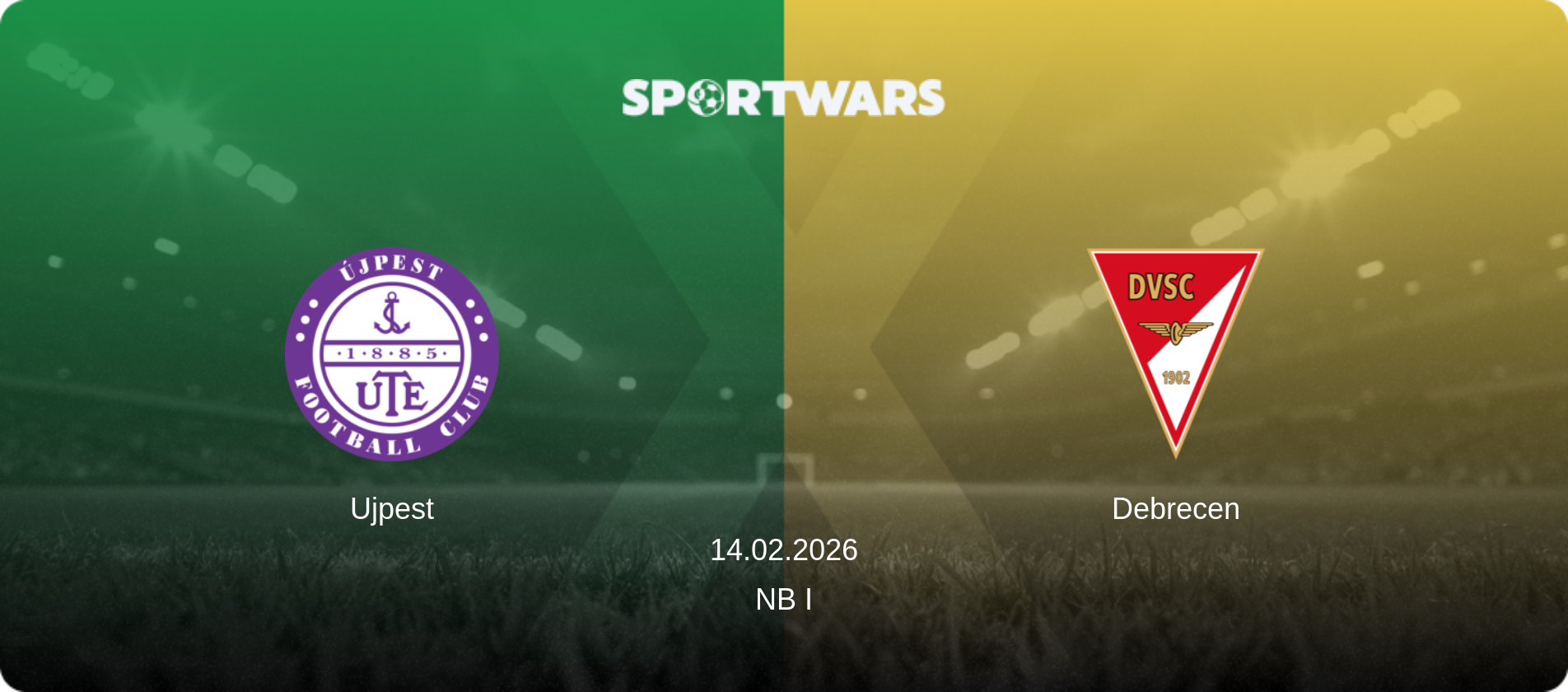 Ujpest — Debrecen, 14.02.2026 — NB I (match preview)