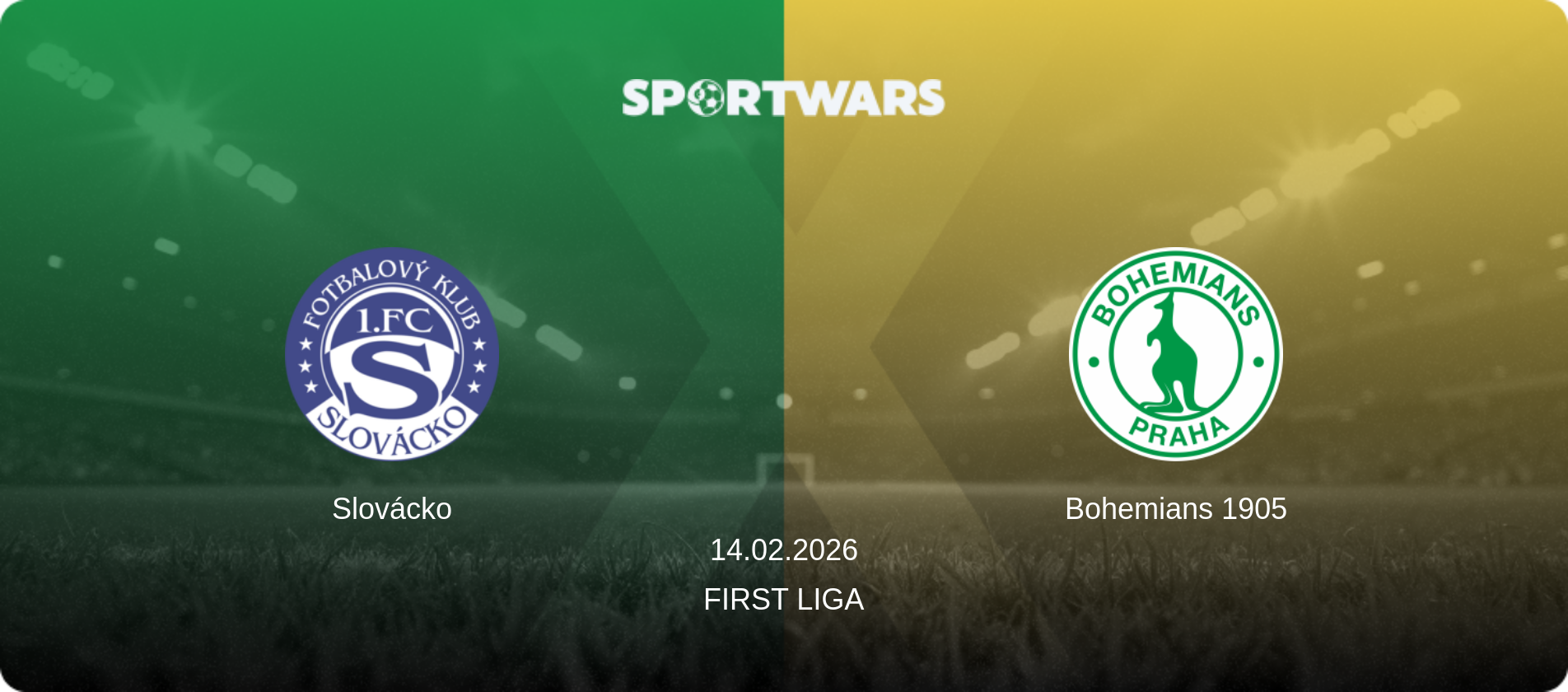 Slovácko — Bohemians 1905, 14.02.2026 — First Liga (match preview)