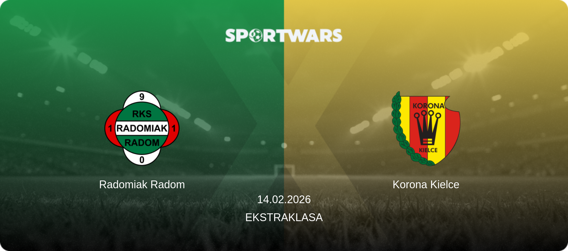 Radomiak Radom — Korona Kielce, 14.02.2026 — Ekstraklasa (match preview)