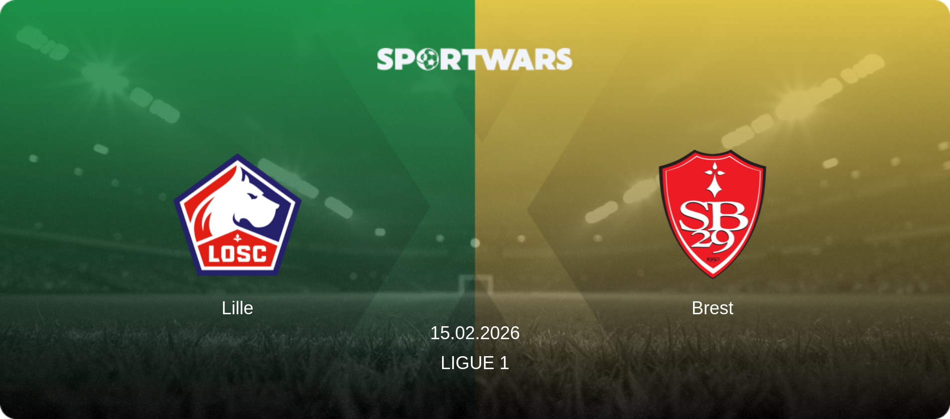 Lille — Brest, 15.02.2026 — Ligue 1 (match preview)