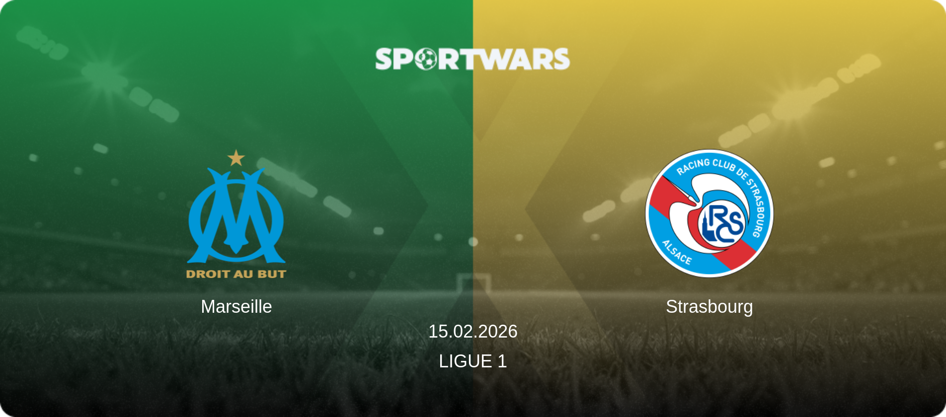 Marseille — Strasbourg, 15.02.2026 — Ligue 1 (match preview)