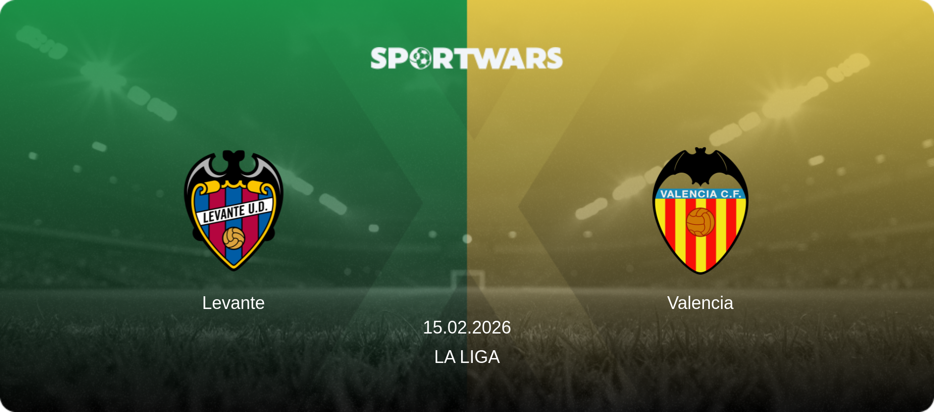 Levante — Valencia, 15.02.2026 — La Liga (match preview)