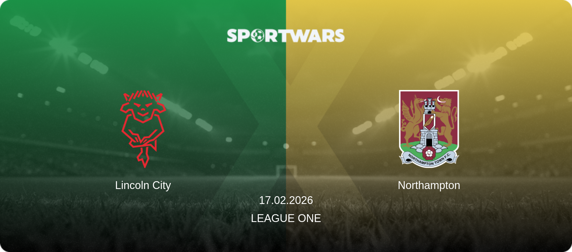 Lincoln City — Northampton, 17.02.2026 — League One (match preview)