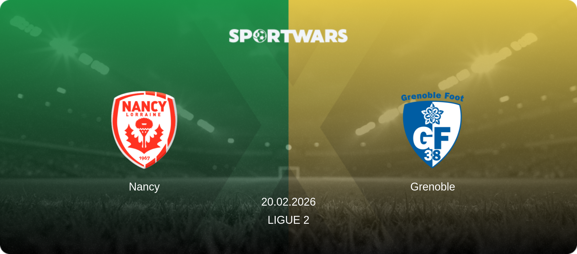 Nancy — Grenoble, 20.02.2026 — Ligue 2 (match preview)