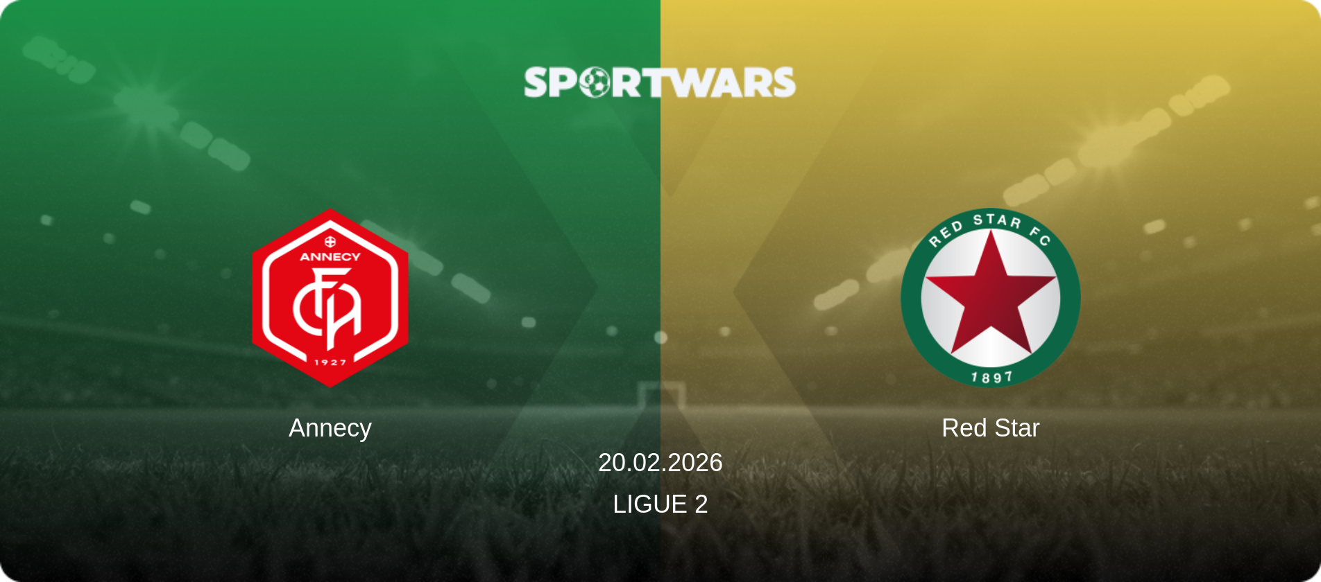 Annecy — Red Star, 20.02.2026 — Ligue 2 (match preview)