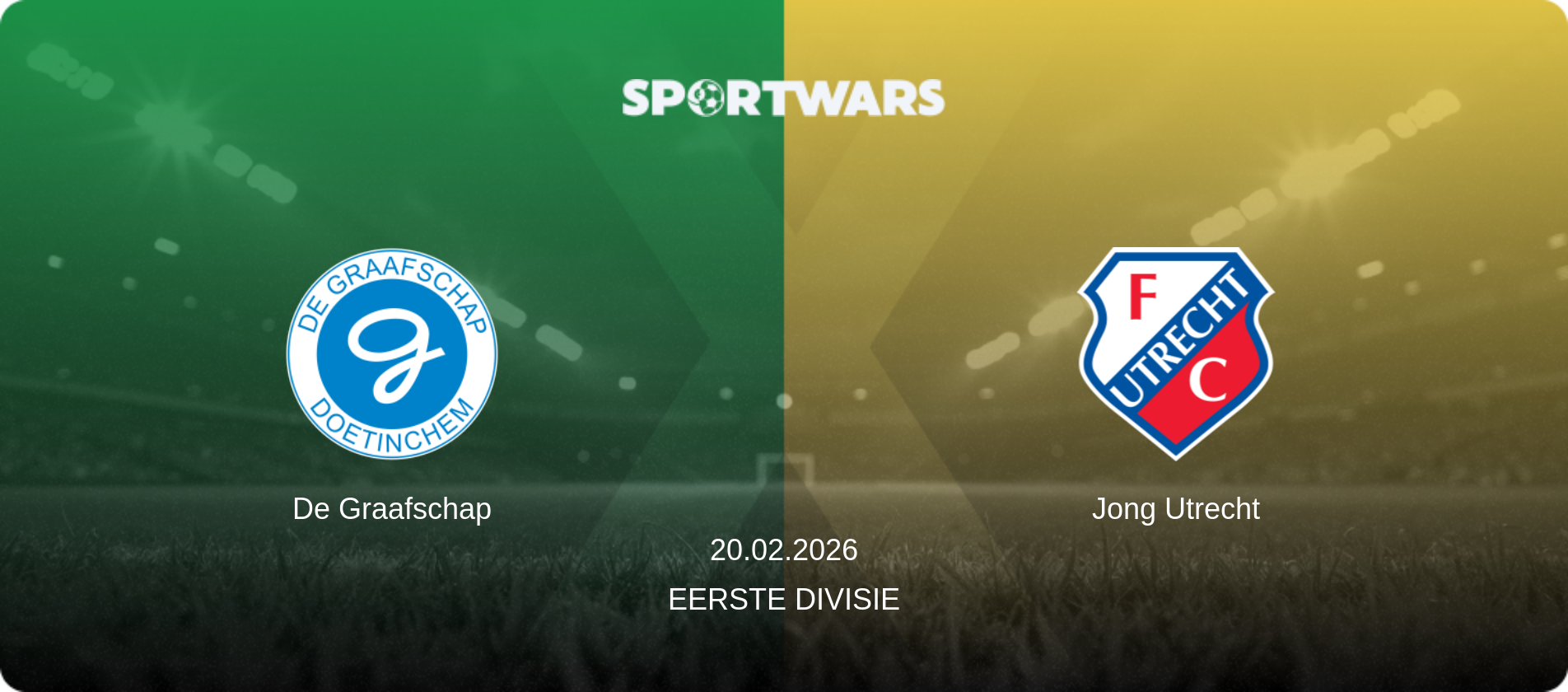 De Graafschap — Jong Utrecht, 20.02.2026 — Eerste Divisie (match preview)
