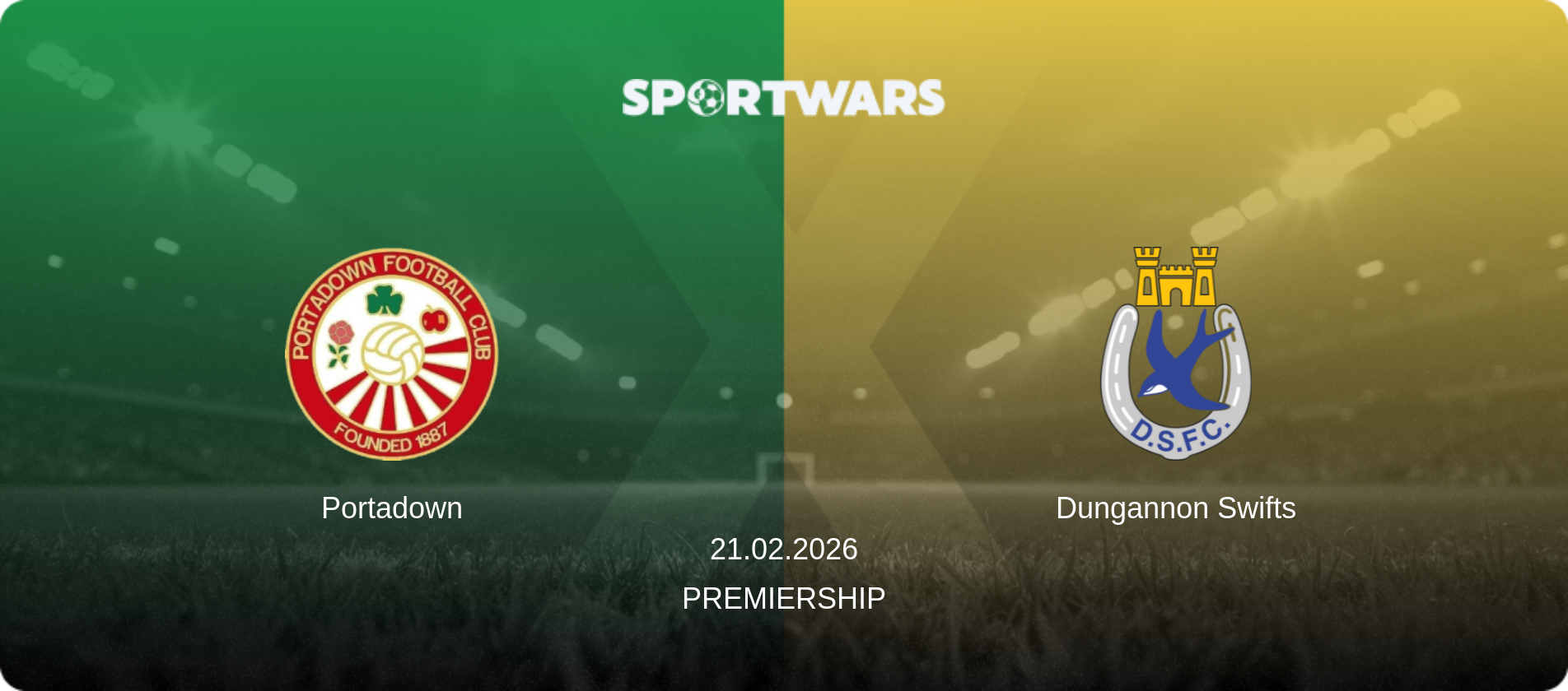 Portadown — Dungannon Swifts, 21.02.2026 — Premiership (match preview)