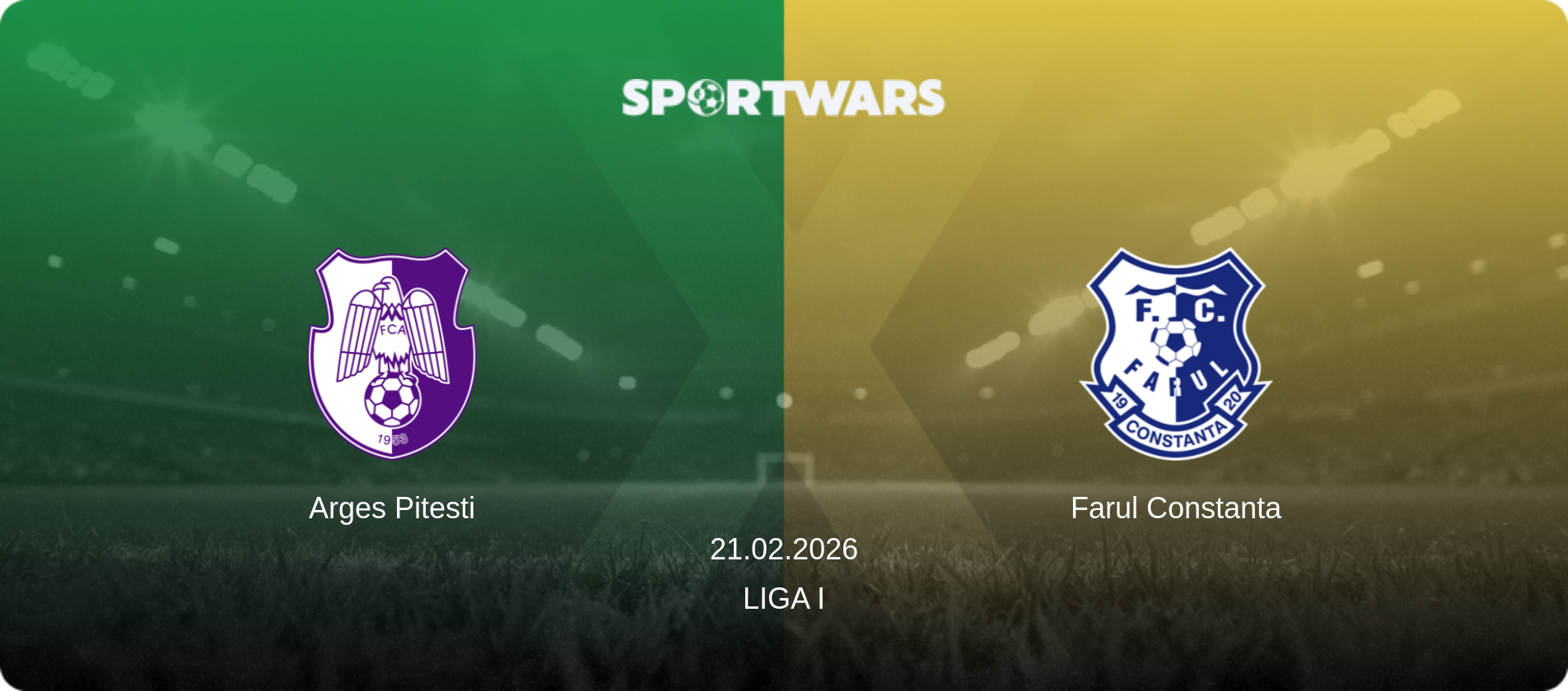 Arges Pitesti — Farul Constanta, 21.02.2026 — Liga I (match preview)