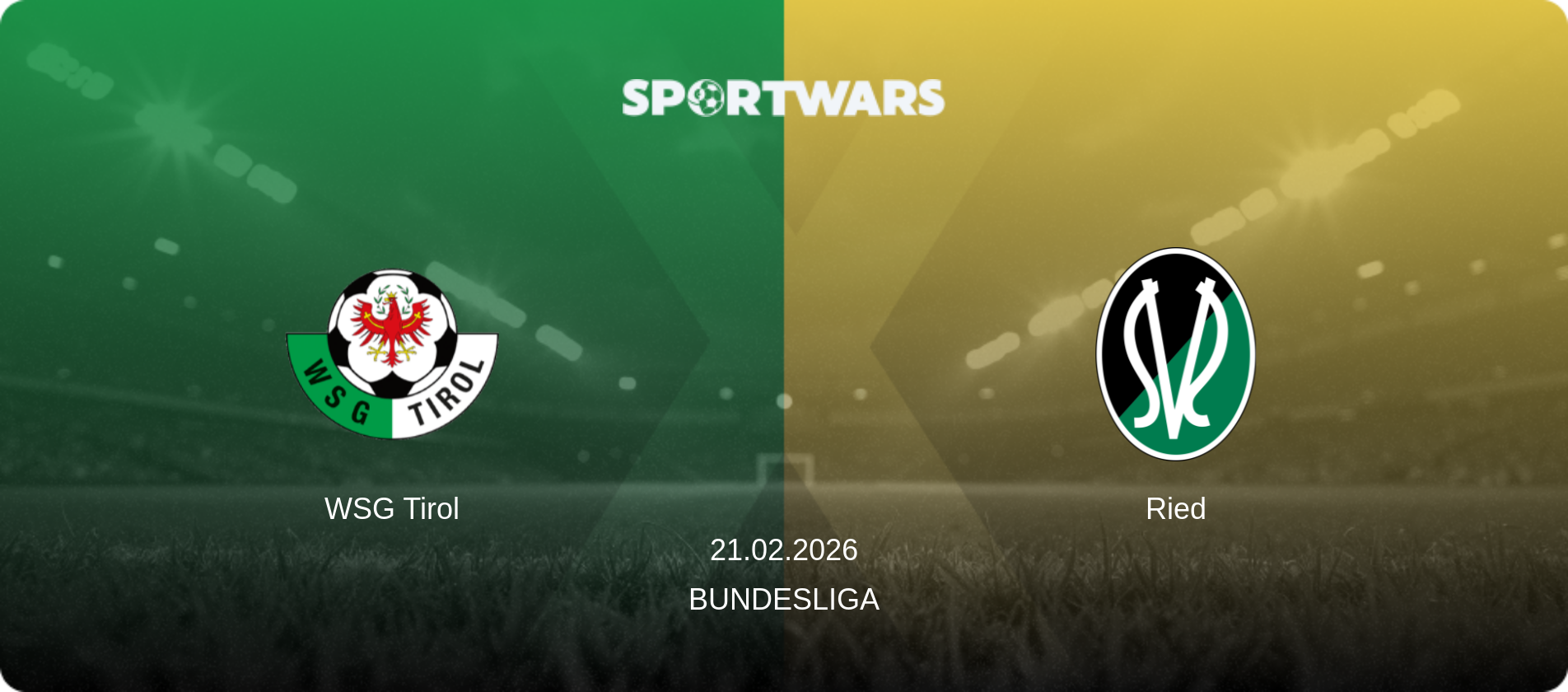 WSG Tirol — Ried, 21.02.2026 — Bundesliga (match preview)
