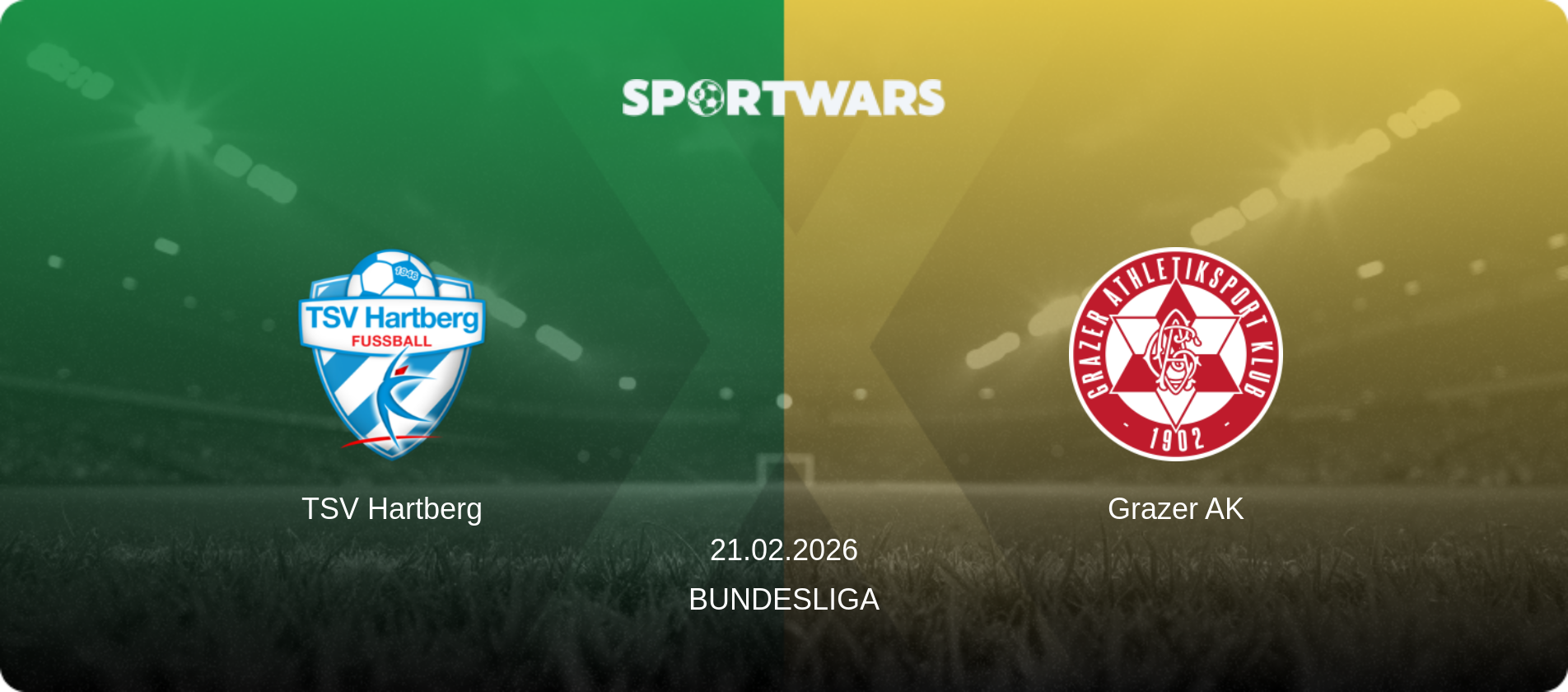 TSV Hartberg — Grazer AK, 21.02.2026 — Bundesliga (match preview)