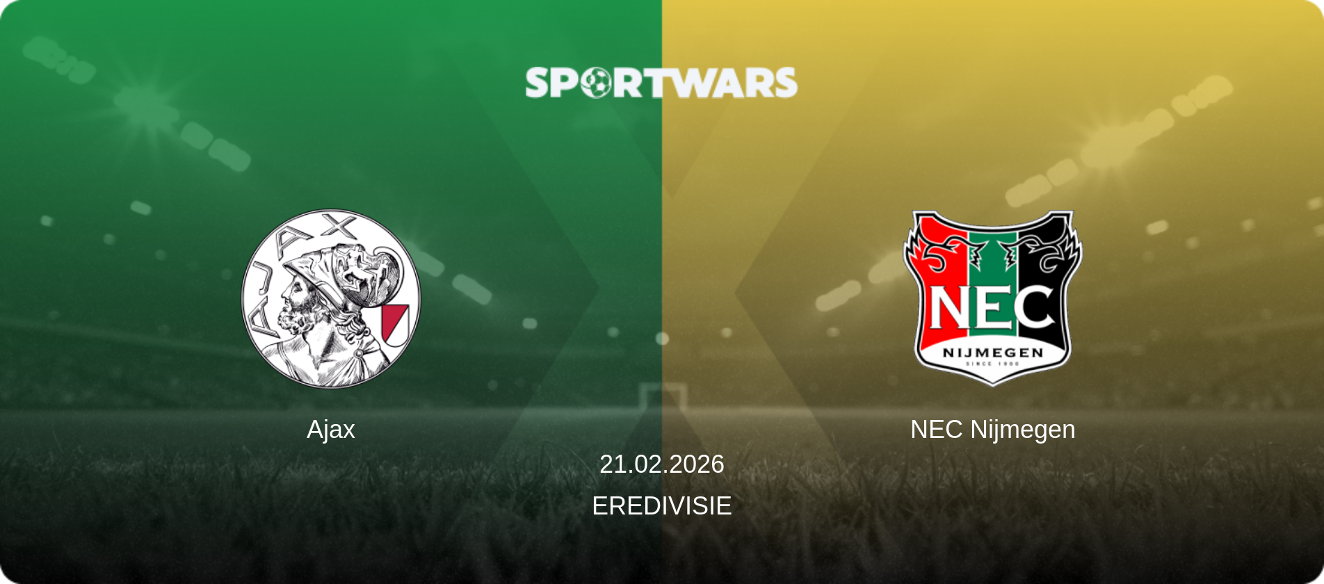 Ajax — NEC Nijmegen, 21.02.2026 — Eredivisie (match preview)