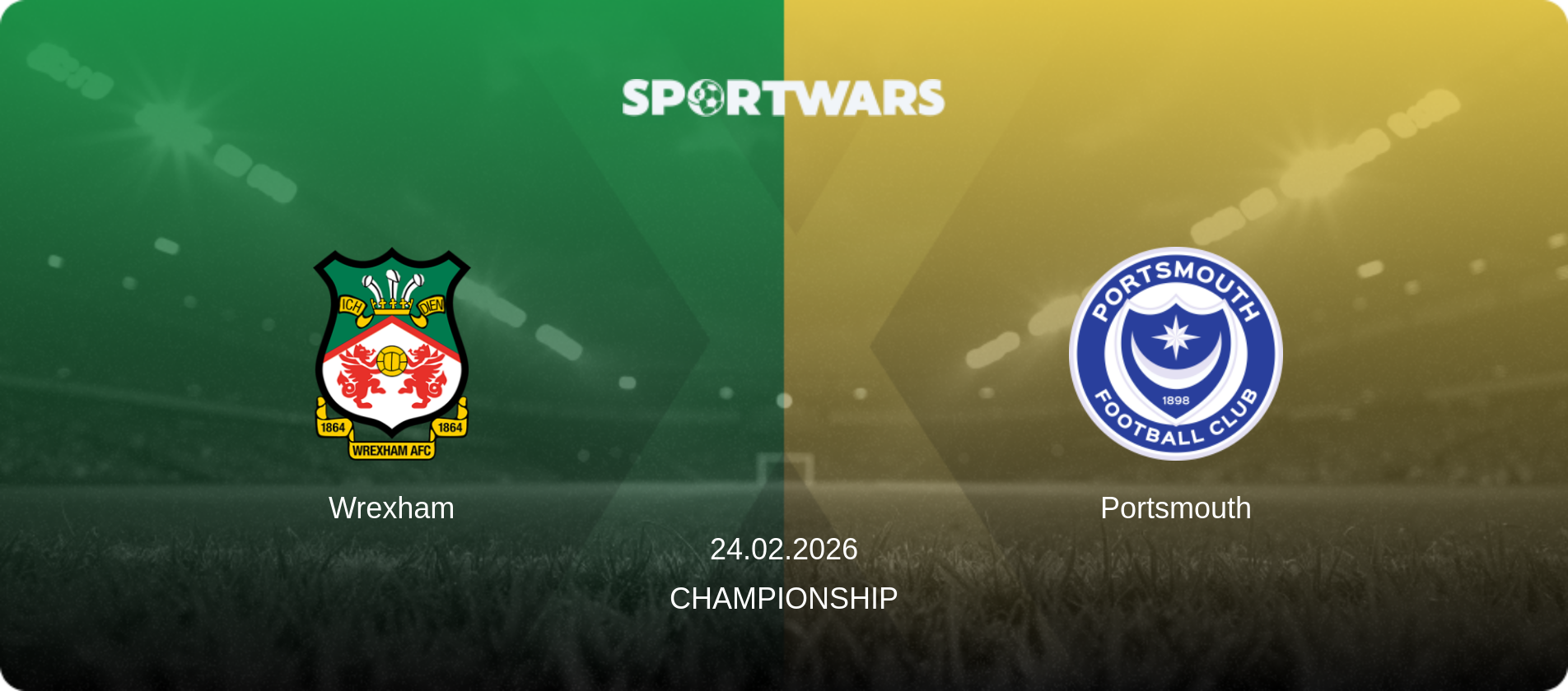 Wrexham — Portsmouth, 24.02.2026 — Championship (match preview)