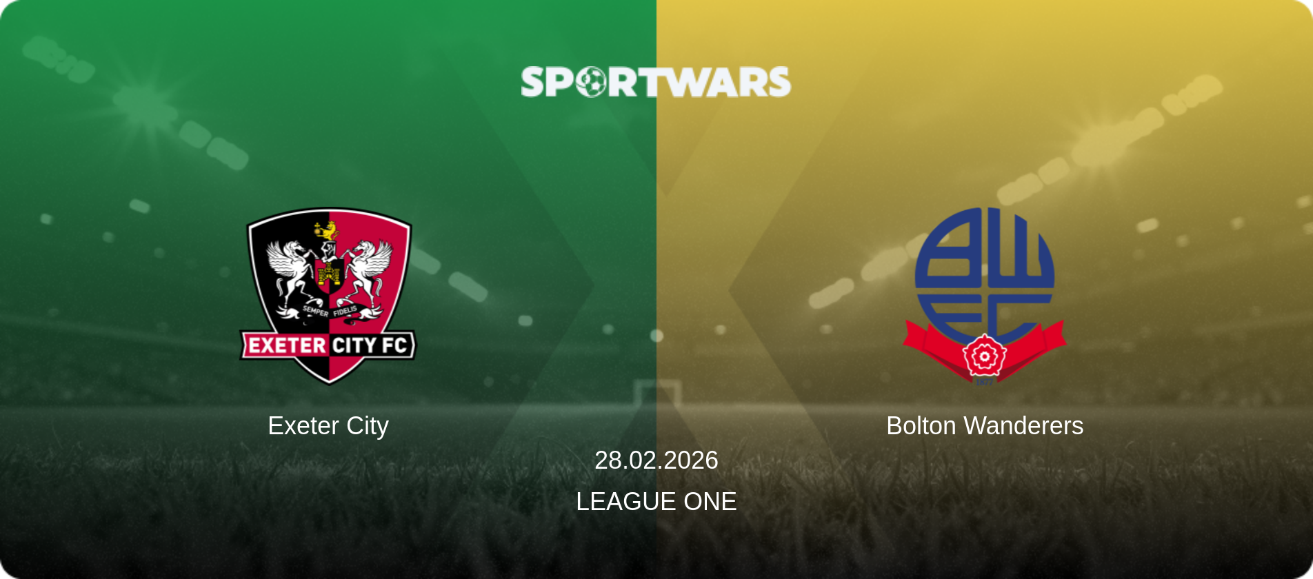 Exeter City — Bolton Wanderers, 28.02.2026 — League One (match preview)