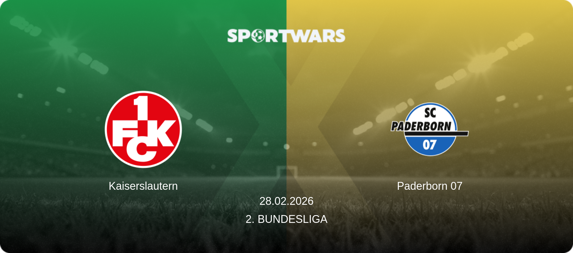 Kaiserslautern — Paderborn 07, 28.02.2026 — 2. Bundesliga (match preview)