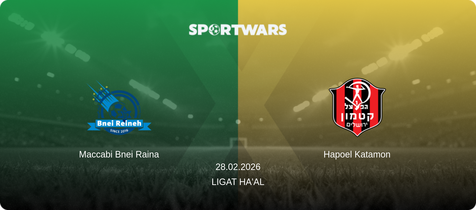 Maccabi Bnei Raina — Hapoel Katamon, 28.02.2026 — Ligat Ha'al (match preview)