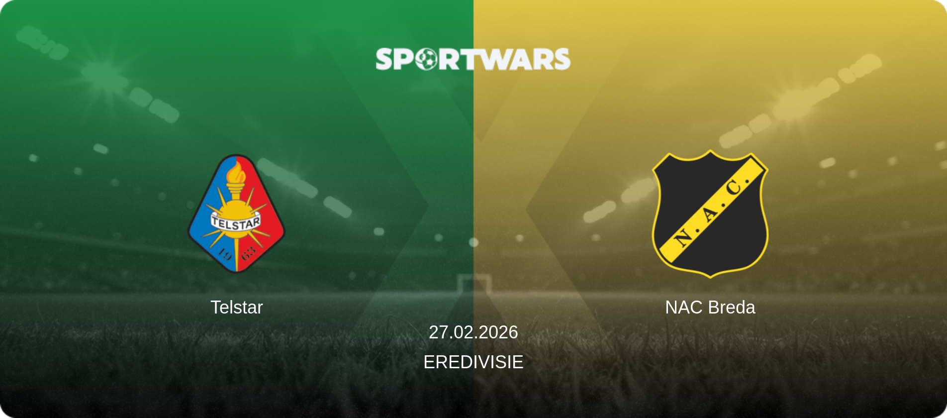 Telstar — NAC Breda, 27.02.2026 — Eredivisie (match preview)