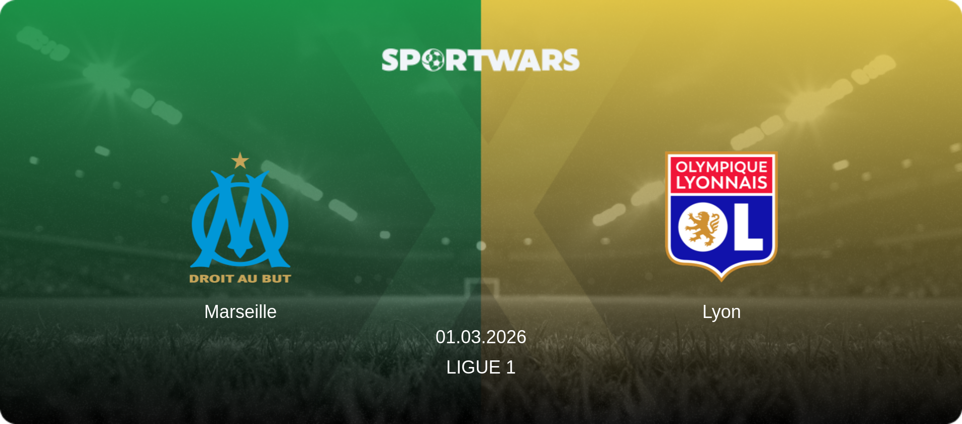 Marseille — Lyon, 01.03.2026 — Ligue 1 (match preview)
