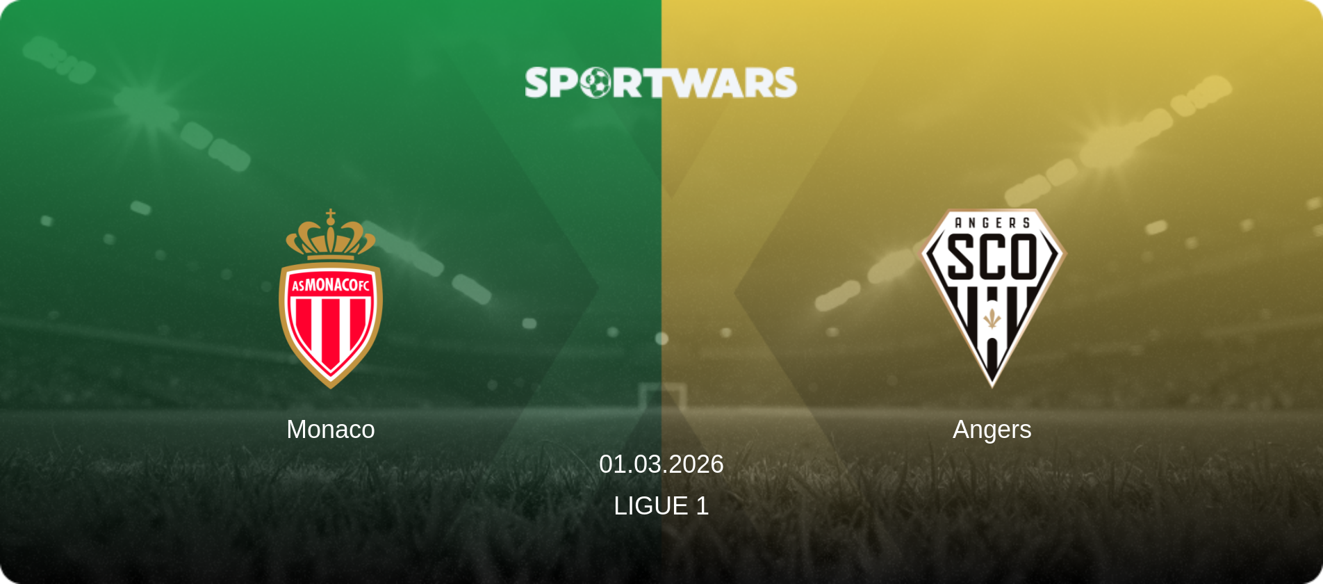 Monaco — Angers, 01.03.2026 — Ligue 1 (match preview)