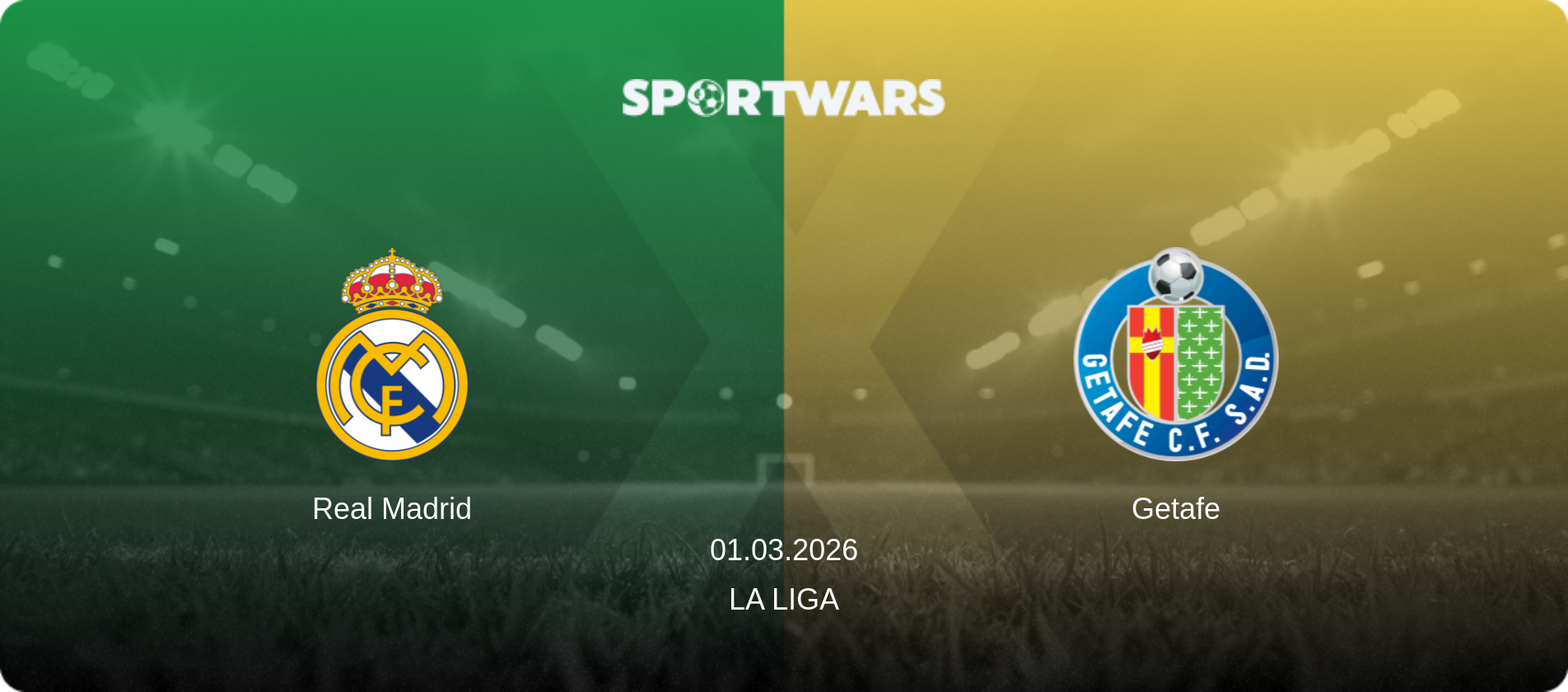 Real Madrid — Getafe, 01.03.2026 — La Liga (match preview)
