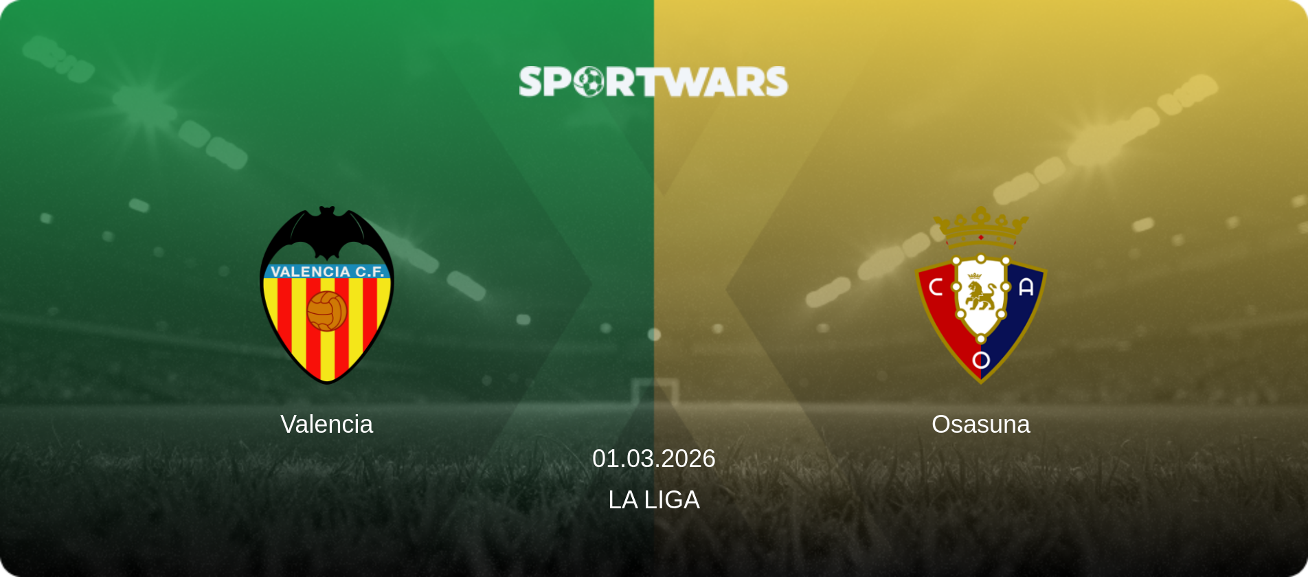 Valencia — Osasuna, 01.03.2026 — La Liga (match preview)