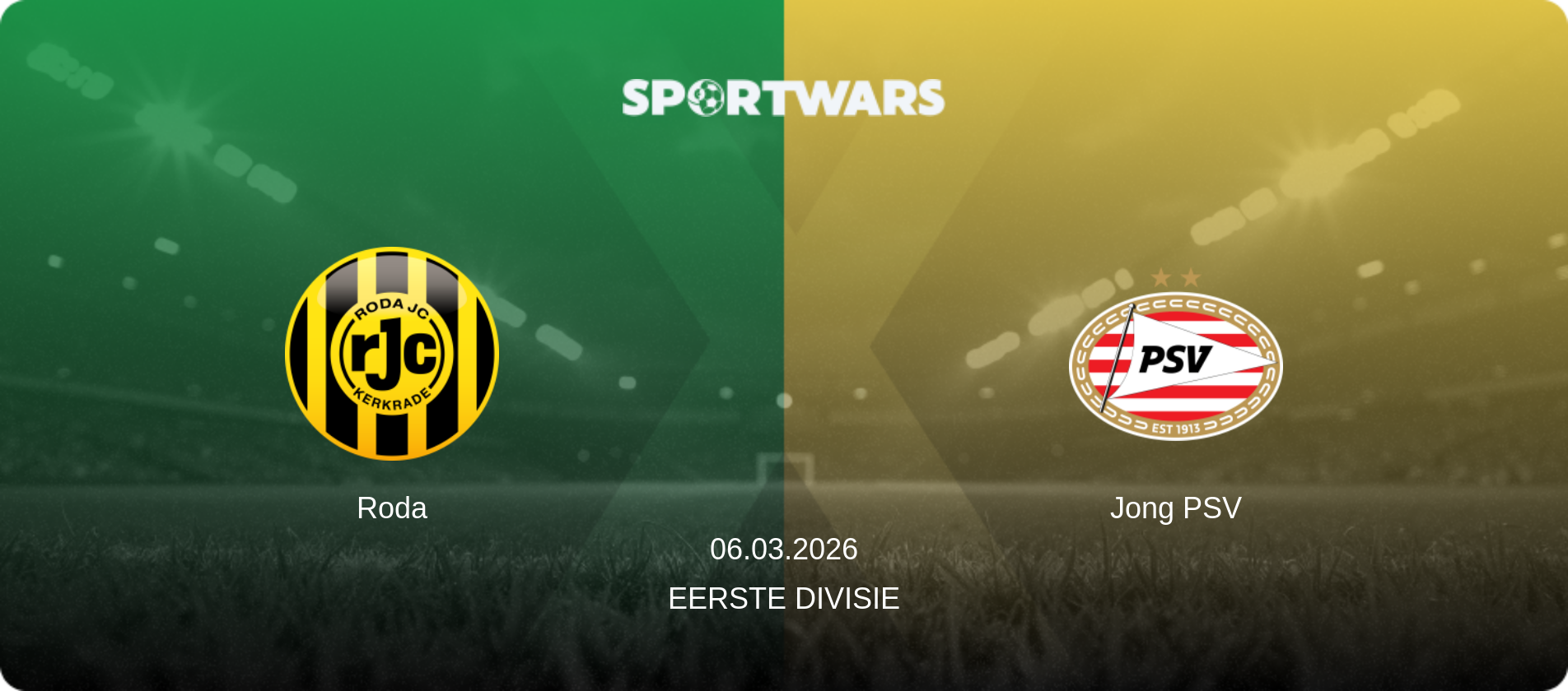 Roda — Jong PSV, 06.03.2026 — Eerste Divisie (match preview)