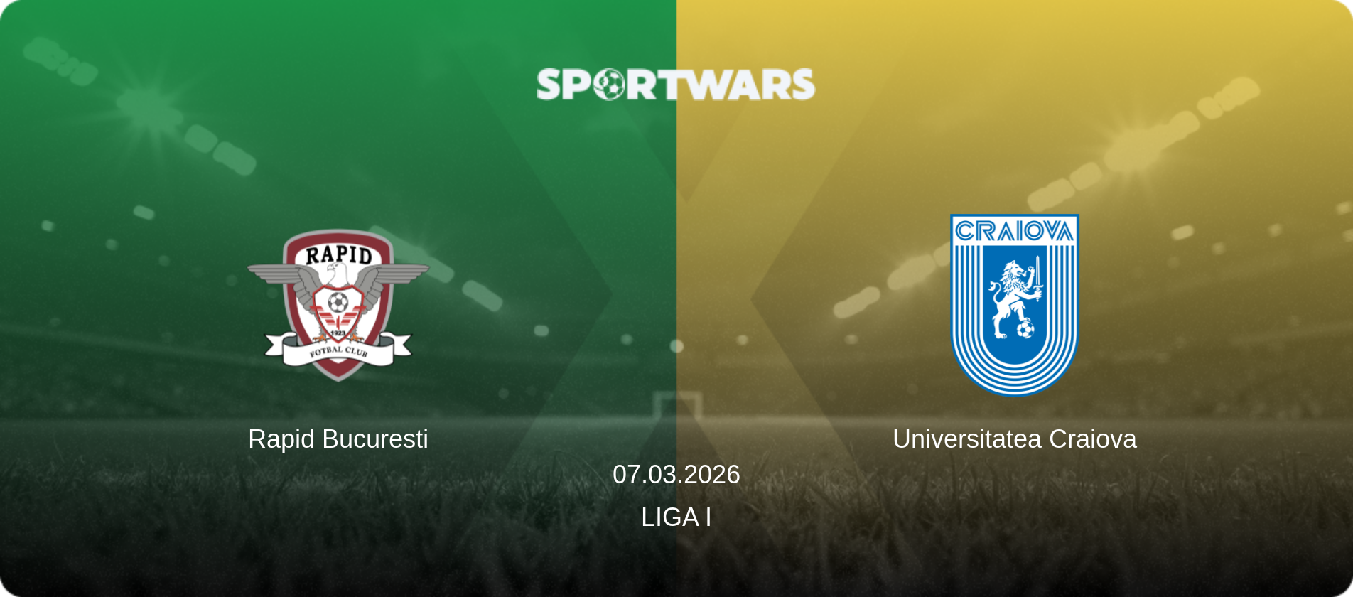 Rapid Bucuresti — Universitatea Craiova, 07.03.2026 — Liga I (match preview)