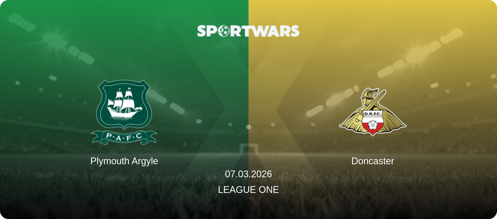 Plymouth Argyle — Doncaster, 07.03.2026 — League One (match preview)