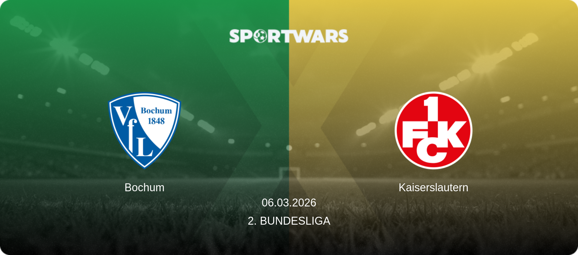 Bochum — Kaiserslautern, 06.03.2026 — 2. Bundesliga (match preview)