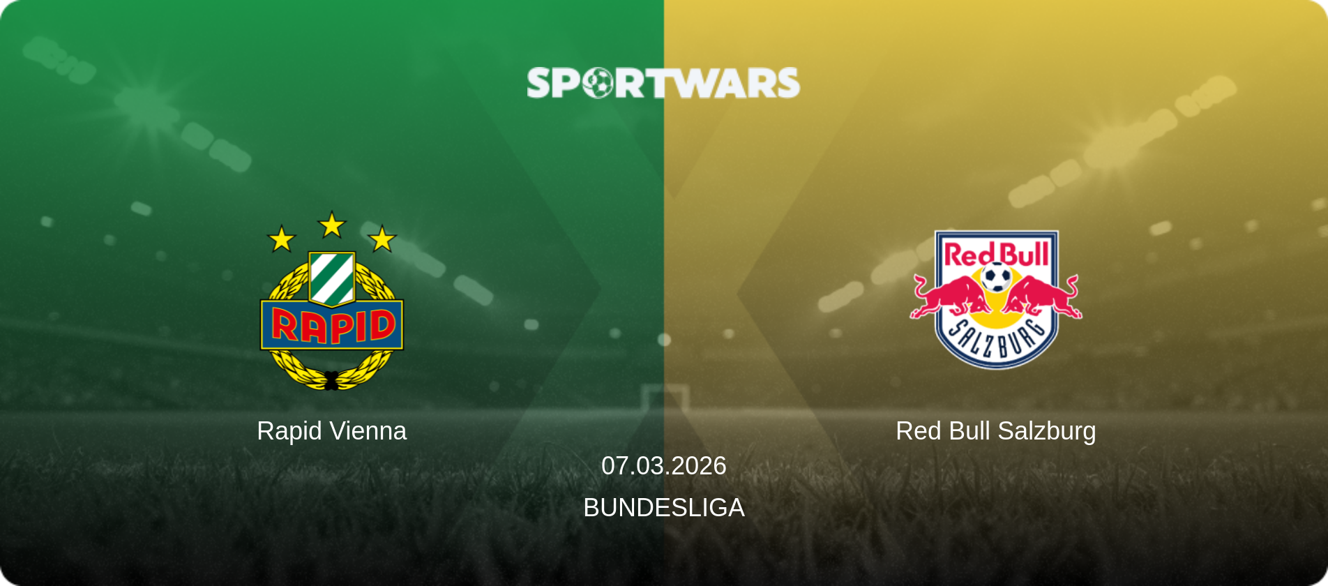 Rapid Vienna — Red Bull Salzburg, 07.03.2026 — Bundesliga (match preview)