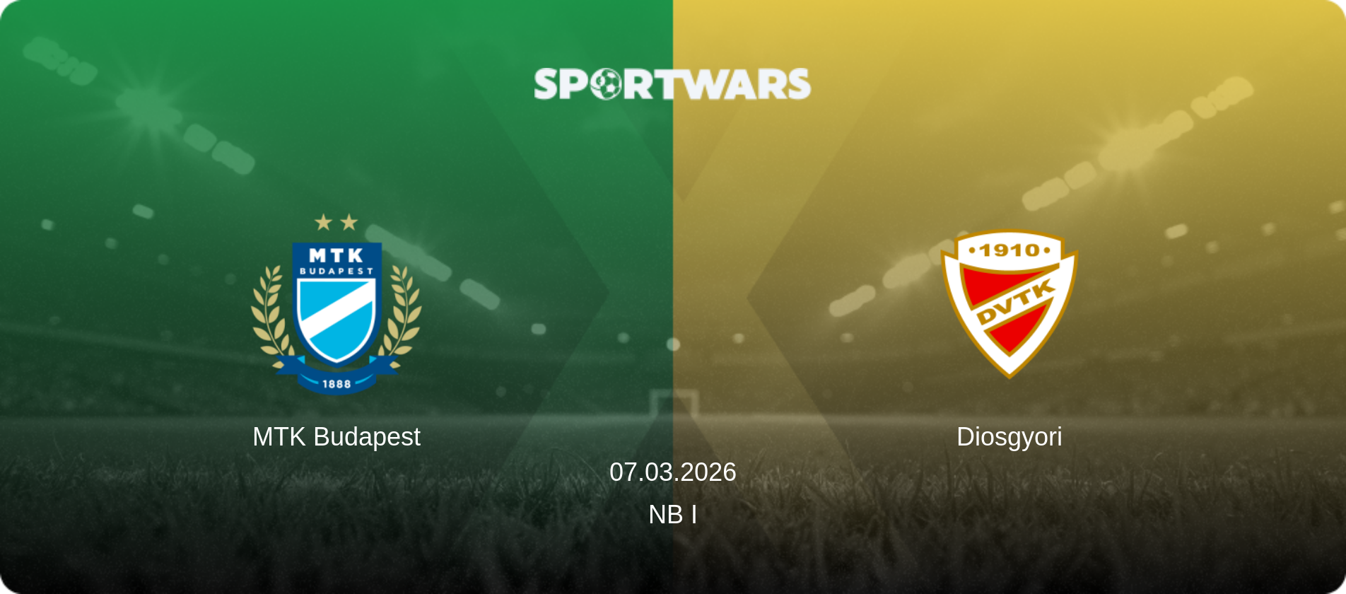 MTK Budapest — Diosgyori, 07.03.2026 — NB I (match preview)