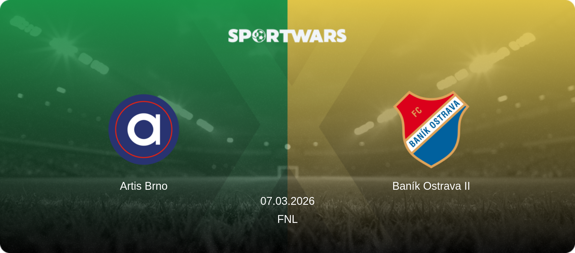 Artis Brno — Baník Ostrava II, 07.03.2026 — FNL (match preview)