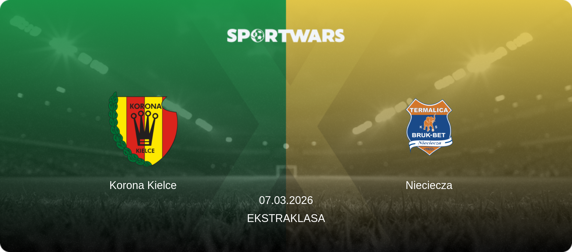 Korona Kielce — Nieciecza, 07.03.2026 — Ekstraklasa (match preview)