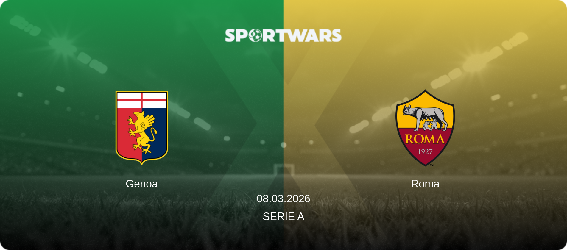 Genoa — Roma, 08.03.2026 — Serie A (match preview)