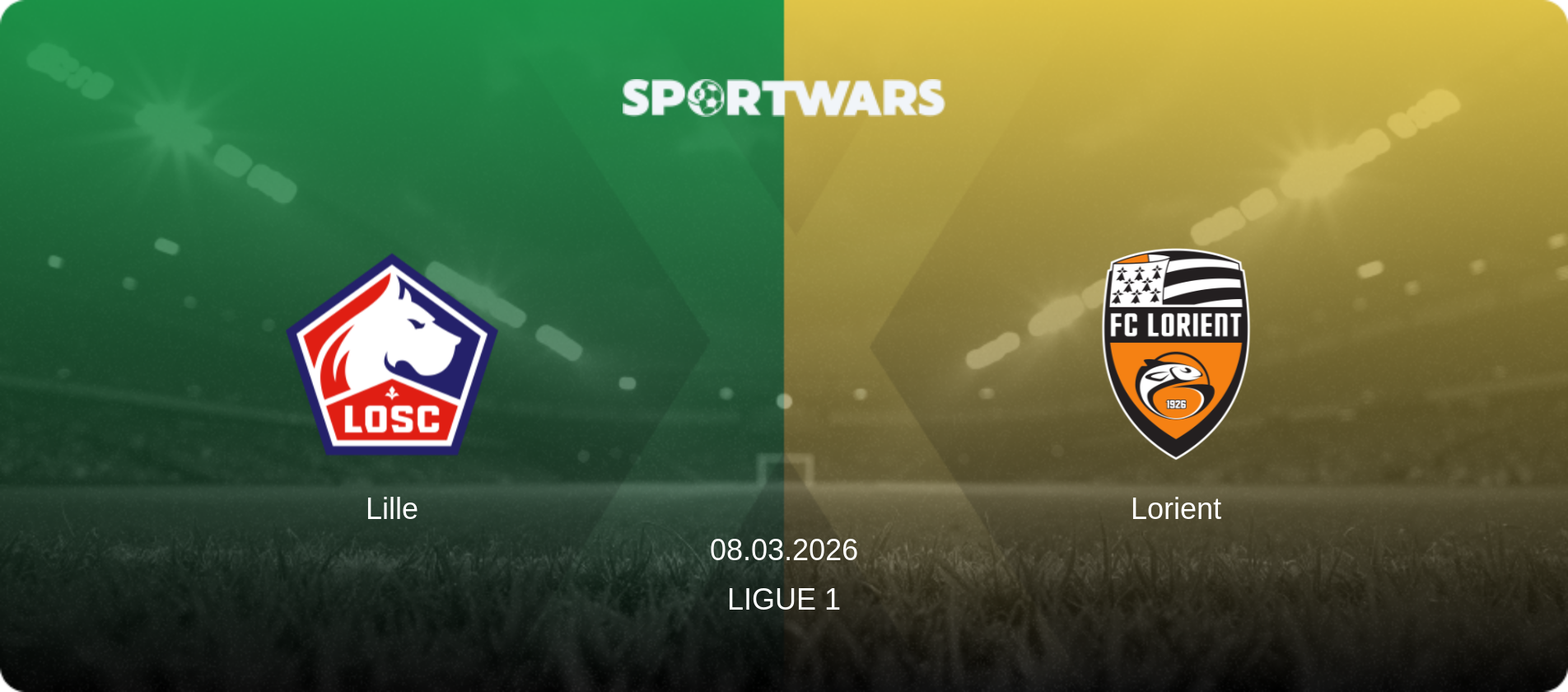 Lille — Lorient, 08.03.2026 — Ligue 1 (match preview)