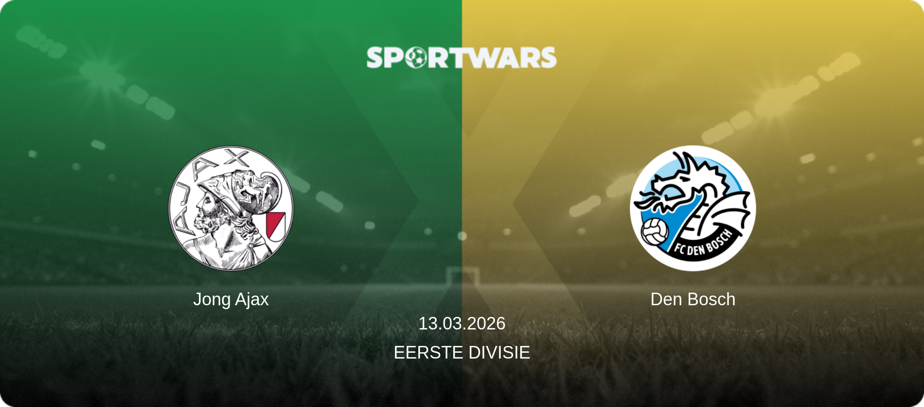 Jong Ajax — Den Bosch, 13.03.2026 — Eerste Divisie (match preview)