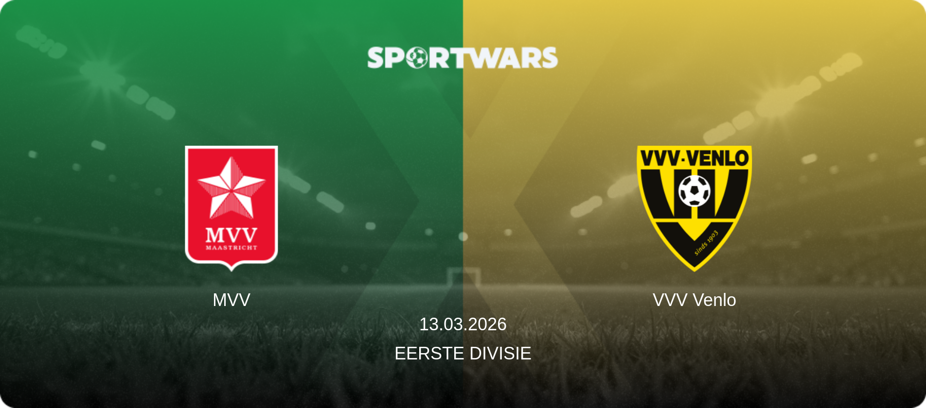 MVV — VVV Venlo, 13.03.2026 — Eerste Divisie (match preview)