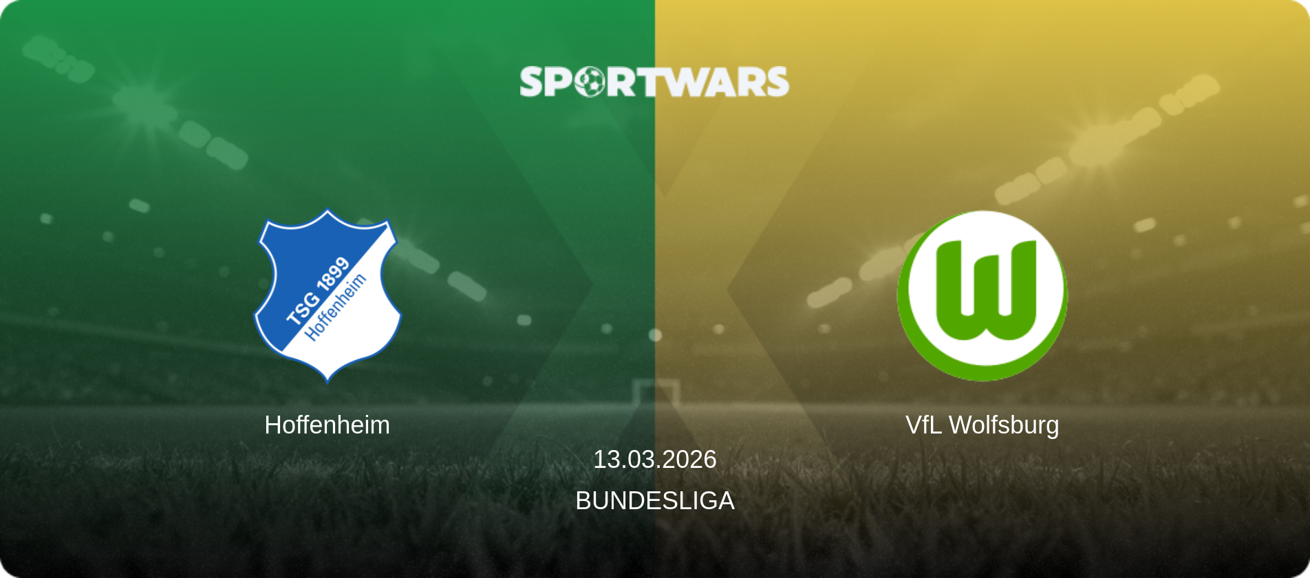 Hoffenheim — VfL Wolfsburg, 13.03.2026 — Bundesliga (match preview)